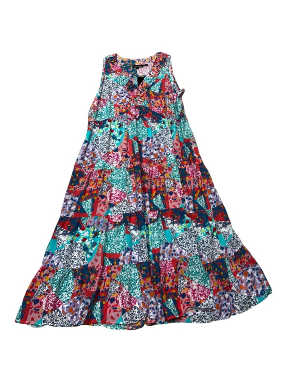 Tolani Collection Madison Patchwork Maxi Dress Large Petite Summer Dress - Picture 13 of 13
